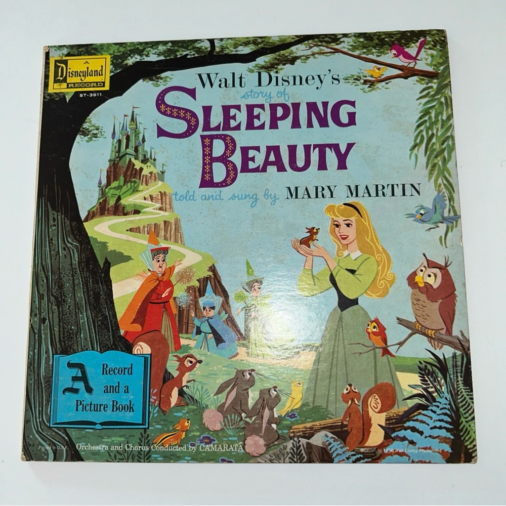 Disney Sleeping Beauty Record and Picture Book